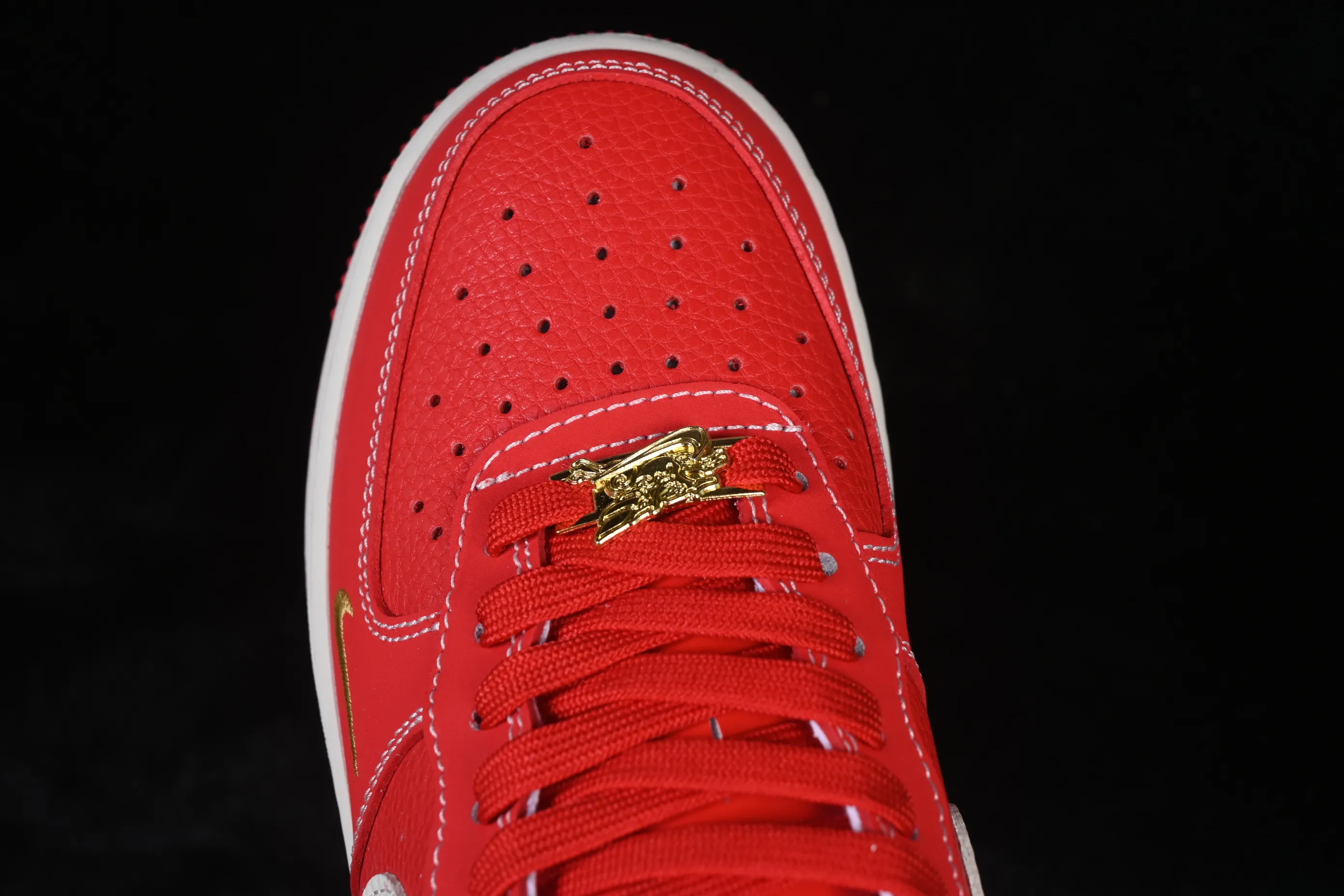 All Categories Nk Air Force 1 Air Force Series Nk Air Force 1 Low Air Force Low Nike Air Force 1'07 Low Year of the Horse Limited Red Red Gold Air Force One Low Casual Shoes NH0601-523
